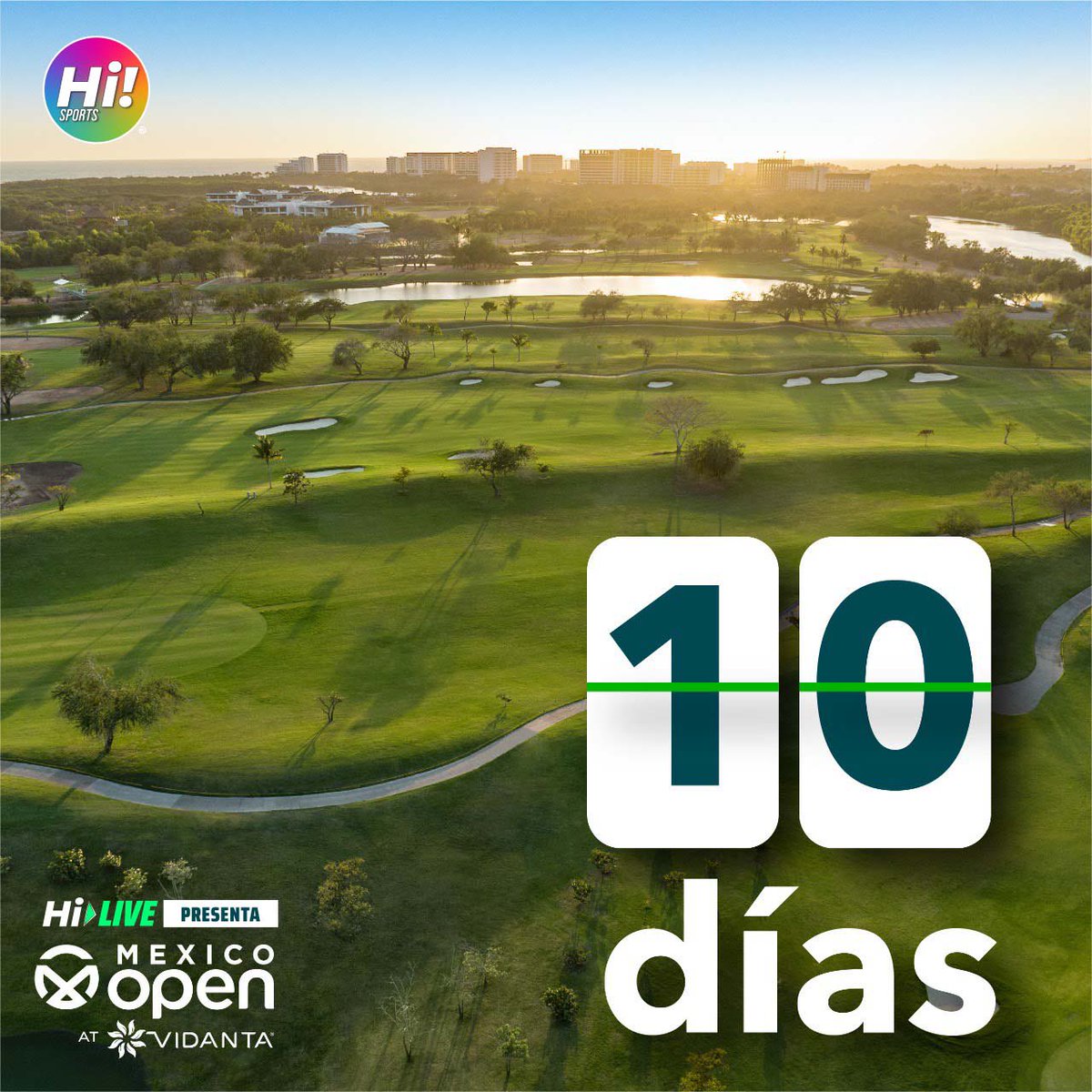 HiSportsTV's tweet photo. 📌 #HiLive presenta: @MexicoOpenGolf. ⛳️
🤩 Sporters, estamos a 10 días de vivir el mejor evento de golf con más sabor de México y América Latina. 🔥
😎 En Hi! Sports estamos más que listos, ¿USTEDES? 👀
#CreamosTendencia | #MexicoOpen | #PGATOUR https://t.co/v3BpchJ16l