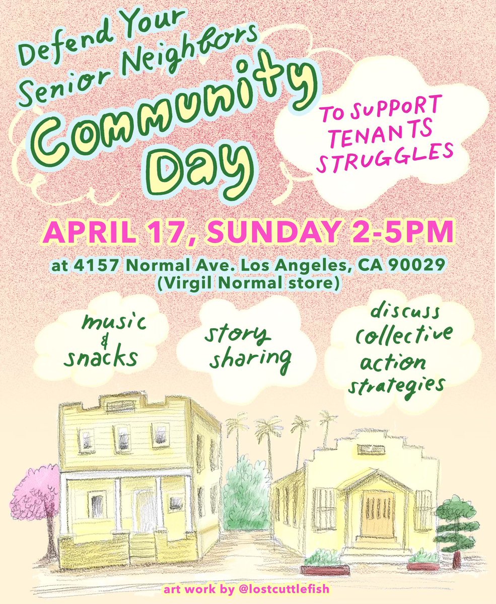 JTOWNACTION's tweet image. This Sunday we’ll be joining @LTSC, @LATenantsUnion, &amp;amp; the tenants of Ozawa Boarding House in J-Flats to learn about the incredible history in this building and to strategize future actions in defense of the tenants. There will be food, drinks, and music!

Join us!🖤