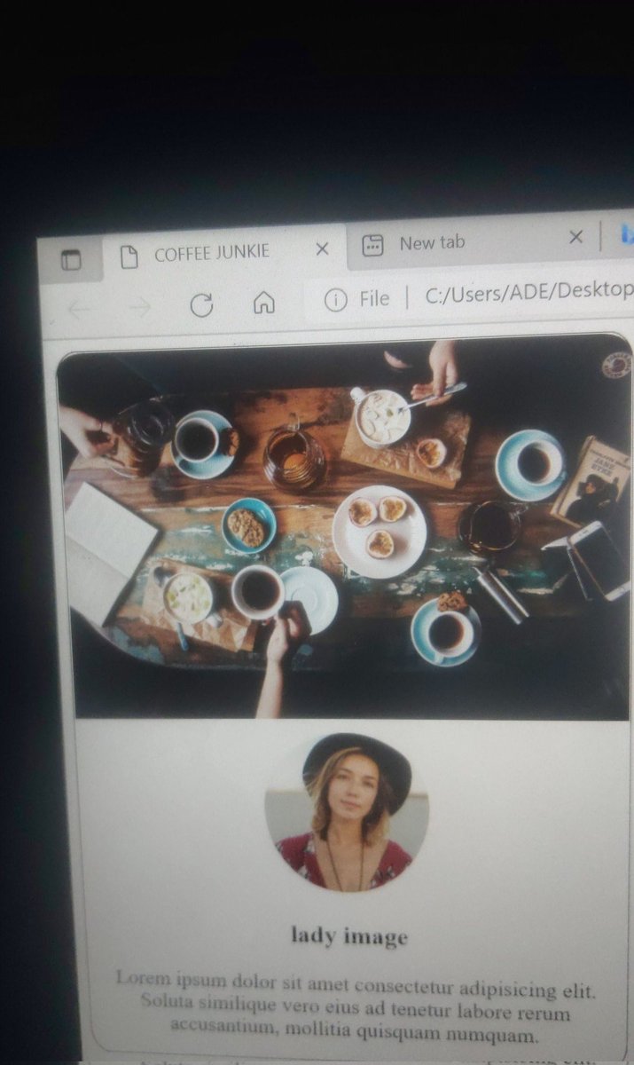 ajibolaii's tweet photo. The problem here is my image border radius is not insync with it's parent border radius and yes the padding and Margin are Zero
Any help?
#100Devs #100DaysOfCode @the_bigtank https://t.co/l32WMTsGAe
