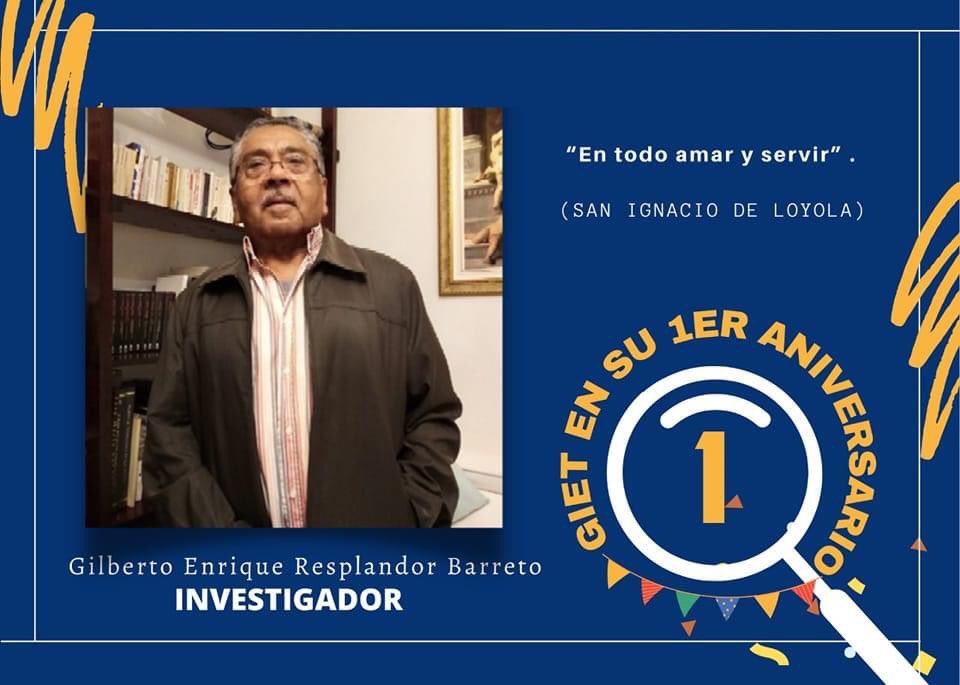 GIET2_0's tweet photo. ℹ️INFO. Les presentamos al Dr. Gilberto Enrique Resplandor Barreto investigador de grupo  #GIET, académico con espirito de innovación educativa. 
 #Gilberto #Educación #Estudiantes #Universidad #Investigación #tecnología #UNAE #idolos #guairena https://t.co/EQk1yva7Ti
