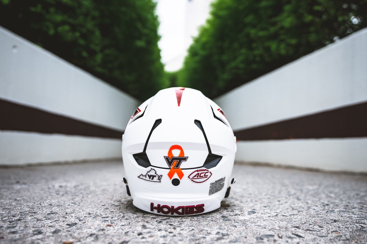 Today, we will wear a ribbon decal on our helmets to remember the 32 that lost their lives on April 16, 2007. #neVerForgeT