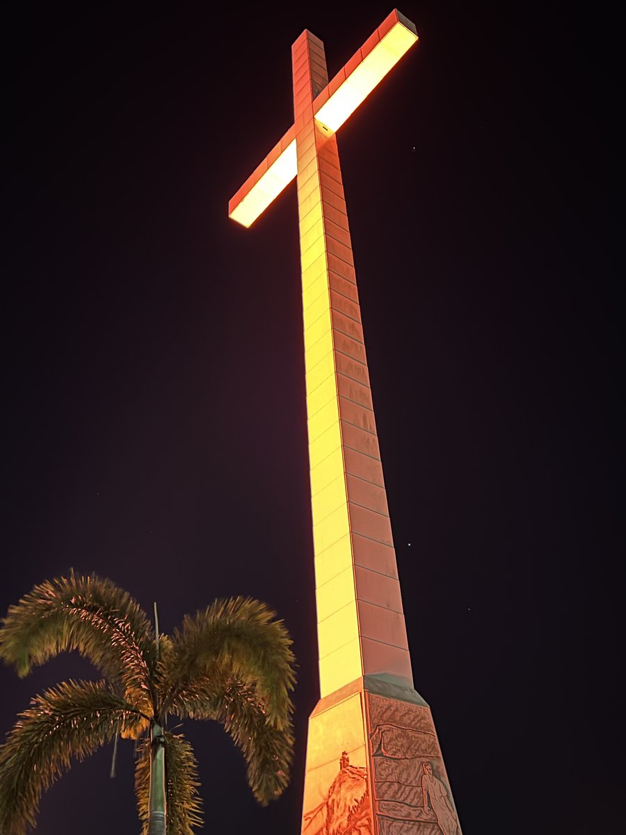 The Cross is red to symbolize the blood that Jesus shed to wash away our sins on this special day. But don’t worry, Sunday’s coming! He is risen. Join us on Easter - 7 @ the Cross, 8:50 classic, 10, or 11:30. See you there!