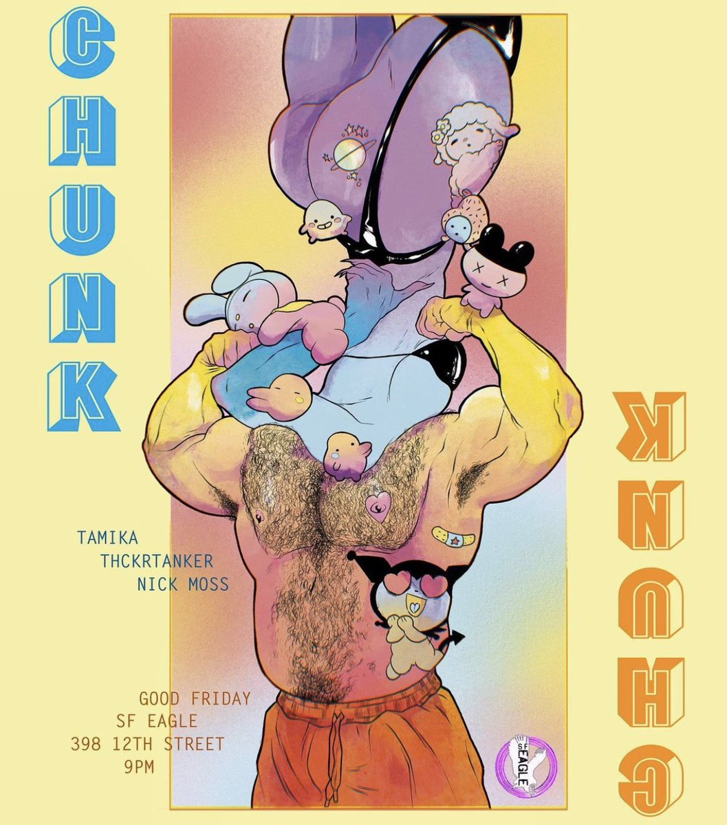 RamsesTheCub's tweet photo. 🌸 Where all the Chunk dudes at? 🌸

Hope to see you guys tonight at @CHUNK_PARTY 🔥 

🌸🐷🌸🐷🌸🐷🌸🐷🌸🐷🌸🐷🌸🐷

#ChunkParty #SFEagle #ChunkyBoys #IsItChubby https://t.co/fhsirmoE23