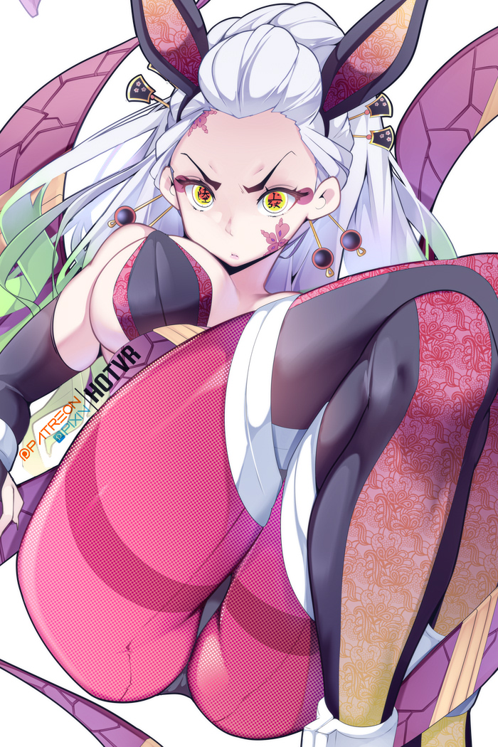 Daki (demonslayer) by HOT VR. Daki, demonslayer, devil girl