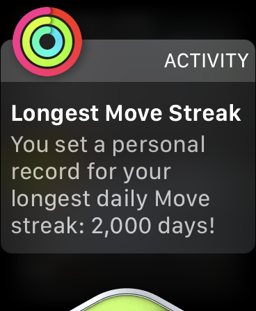 OCD or good health, not sure which is in the driver’s seat on this. #AppleWatch