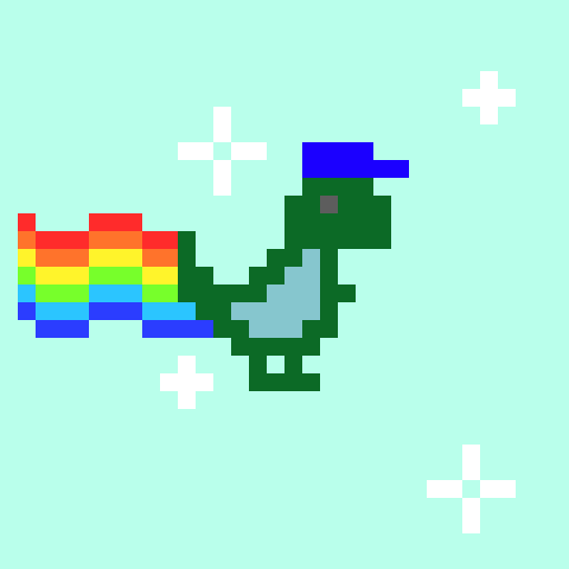tiny_rexs's tweet photo. 👀 Someone has minted this rare rainbowed #TinyRex with a cap. I call this luck! 🦖
#Polygon #NFT #FreeNFT #Matic #OpenSea #NFTCommunity https://t.co/JEvCO8suLd