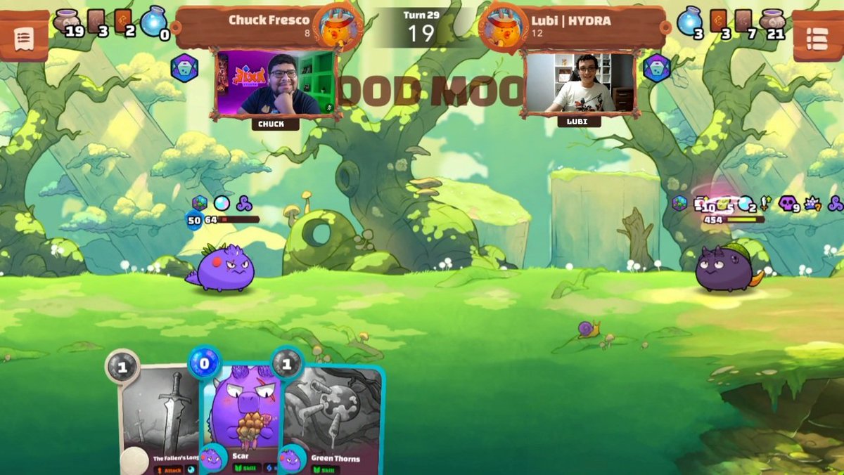 HydraAxieGuild's tweet photo. We won HYDRA πͺπ¦β¨
Congrats @LubiAxie β¨
Had a nice game with @ChuckFresco β¨
Remember to stay hydrated everyone ππ¦
You can watch the the replay here π
https://t.co/P7XsgZuCMC
@AxieInfinity @axiephofficial @AxieInfinity_ES @Jihoz_Axie
#AxieOrigin #HYDRAGuild #AxieInfinity https://t.co/SgPcfSt1z1