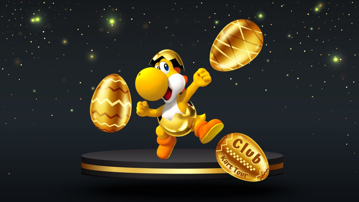 ClubKartTour's tweet photo. Incrementa tu puntuación en #MarioKartTour compitiendo con Yoshi (huevo dorado) que con su valiosa característica especial “caja de monedas” podrás lograrlo como lo hicimos nosotros en @ClubKartTour. Si aún no lo tienes en tu colección, agrégalo disparando la Tubería de Yoshi 1. https://t.co/8ICE3onn2P