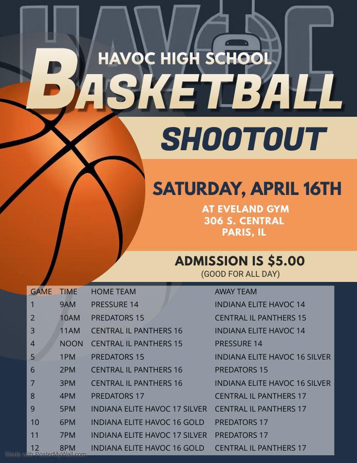 INEliteHavoc's tweet photo. Indiana Elite Havoc is hosting area travel teams tomorrow for a HS level Shootout.  Great Chance for Local Friends, Family &amp; Fans to Get Out to the Gym &amp; See Top Talent in our area! @PredatorsWBB @dshouse13 @AStoutPrepHoops https://t.co/4zbmGQvOJY
