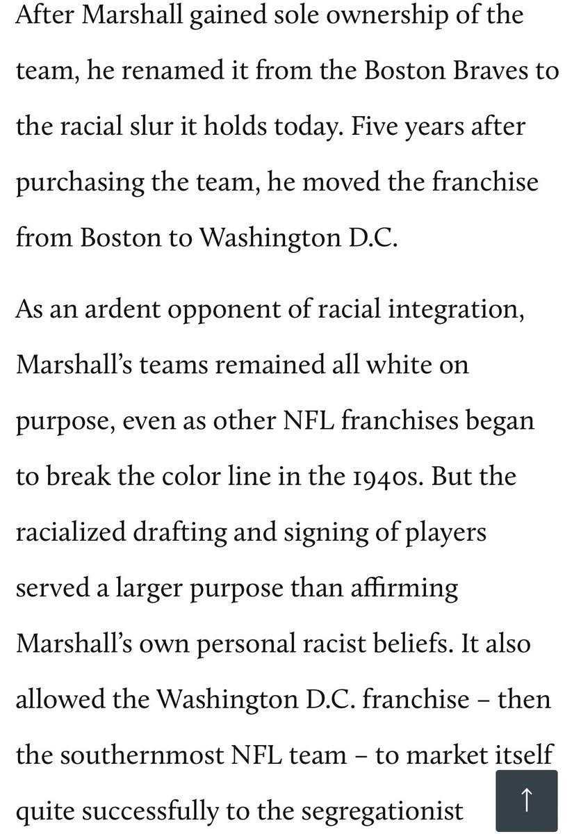 PS: Just in case you thought I was kidding about the Washington team being the official franchise of racism, I forgot to add this: