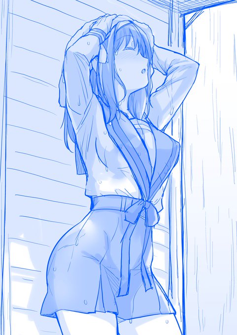 「wet clothes」 illustration images(Latest)｜5pages