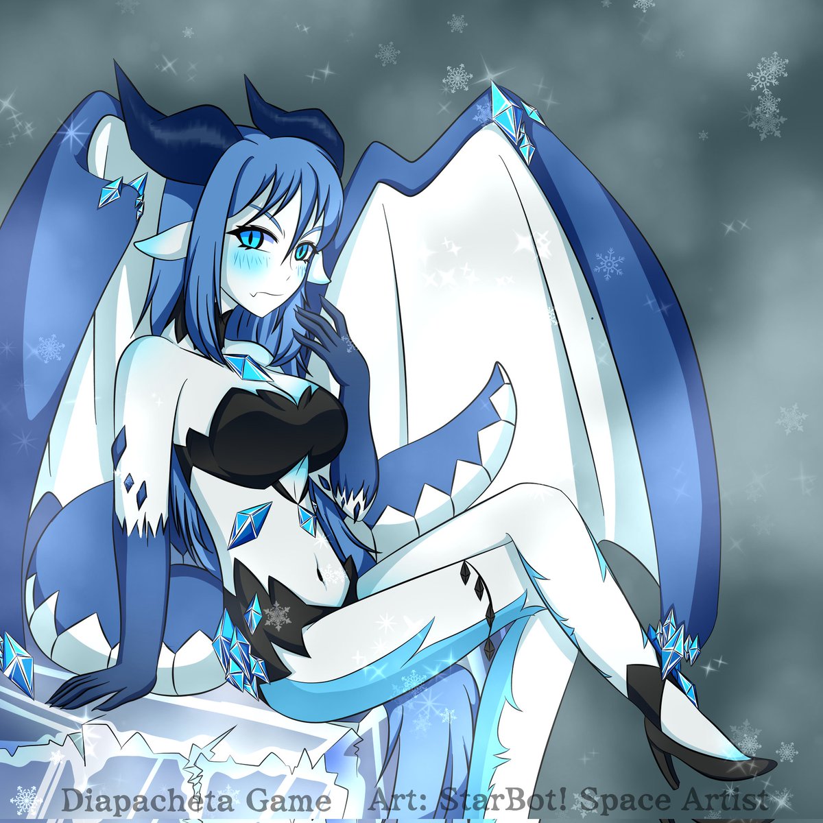 diapacheta's tweet photo. The dragon queen, her dragon iced skin protects her from the low temperatures of the cold mount where she lives, doing anything to keep the foreigners out of her kingdom.

Art: @StarBotSpaceArt
Game Development: @NovaDustGames

#Diapacheta #Game #GameDev #IndieGame #Art https://t.co/GYfThwo2oB