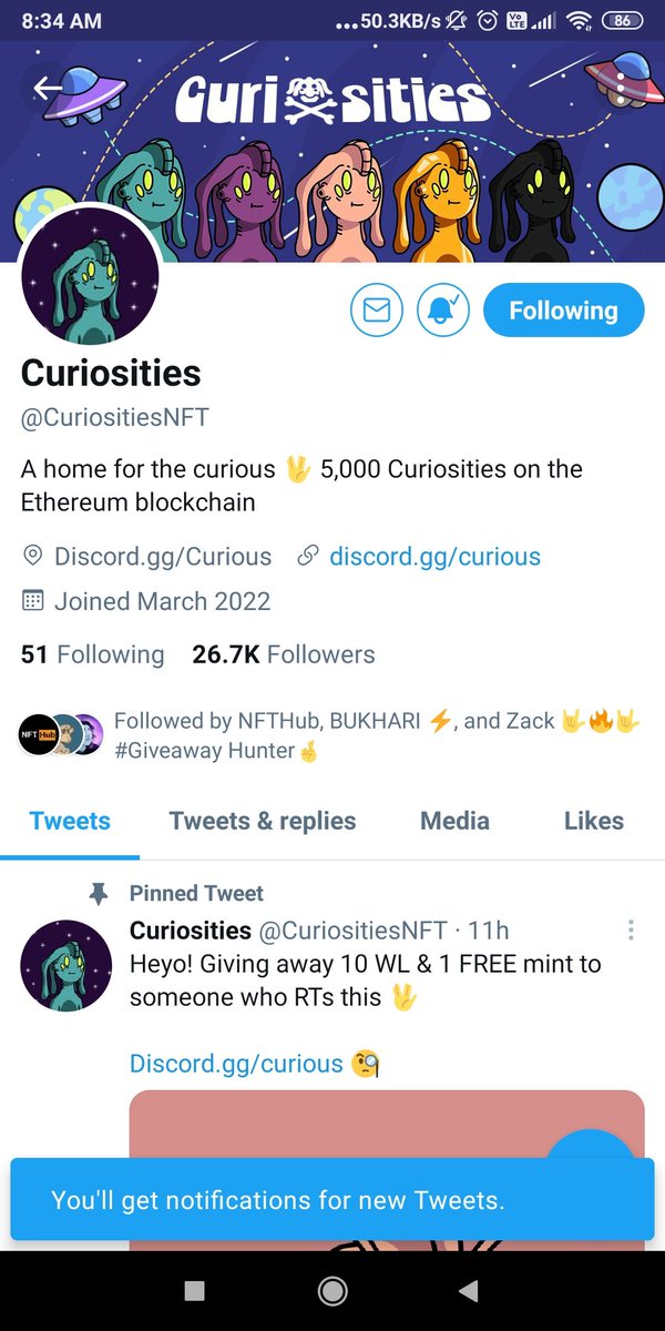 Shivang49065735's tweet photo. @WavePunks_NFT @CuriositiesNFT Hoping to win this.. such a big help for me 

Zqlqy.wam

@Maharsh82680941
@prriitrrii
@jethalal_babita

Please 🥺🙏🙏🙏

 All of done ✅ https://t.co/yu927ntqhc