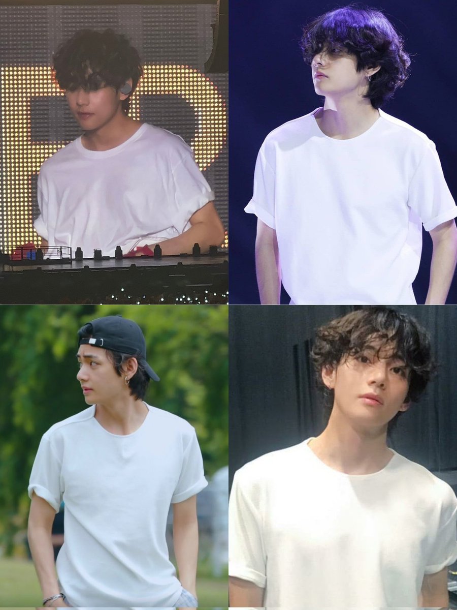 kim taehyung in plain white 