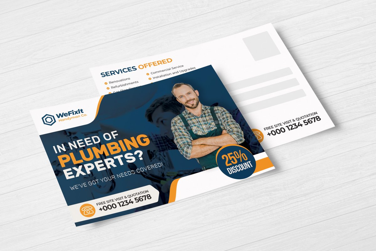 SahariyaI's tweet photo. Plumber Service Postcard EDDM
Download: https://t.co/0a3Hmt9qnJ

#plumber #eddm #postcard #electrician #handyman #installation #plumbing #homerepair #replacement #service #repair #plumberpostcard 
#Dateline #Julia #Bellator277 #ableg https://t.co/9U5nhcEvSJ