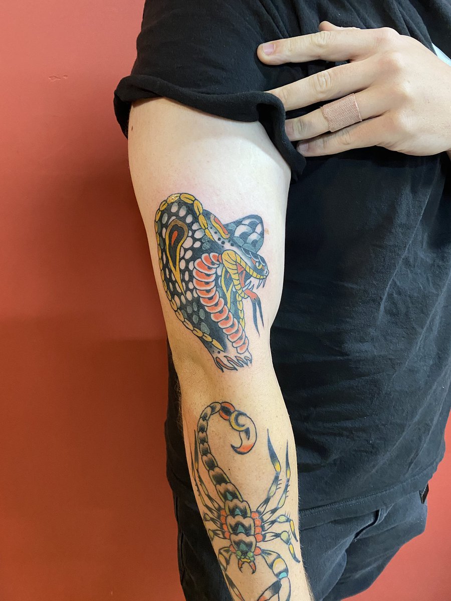 RadioWireWizard's tweet photo. Posting some of my recent work because it’s been a minute since I’ve posted my tattoos on here! Retweets are appreciated and I’m always looking for clients! https://t.co/7Nr9bRTDST