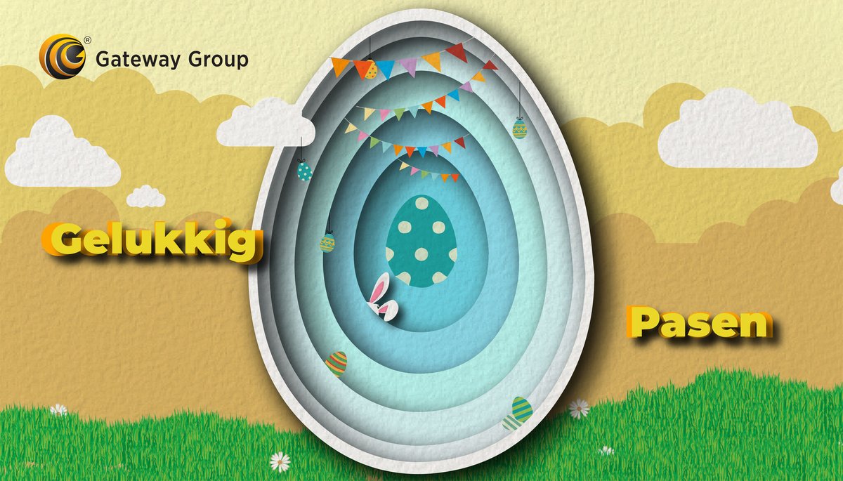 GTWDigital's tweet image. Wij wensen iedereen een vrolijk Pasen

#gatewaygroup #gatewaydigital #Pasen #gelukkigPasen #Paaseieren #paashaas #Paaszondag #paasvakantie