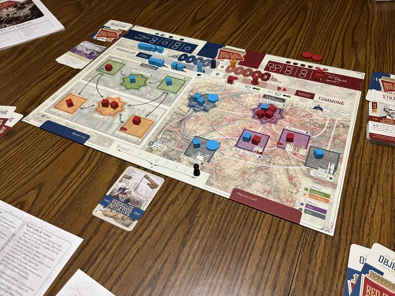 Hey <a href="/BoardGameGeek/">BoardGameGeek</a> 👋 my 1st game, Red Flag over Paris, was published late 2021. It's a small game on an obscure topic, so the opportunity for a Golden Geek nomination is huge. The release date on BGG was changed to 2022 and all attempts to change it back didn't work. HELP US 🙏