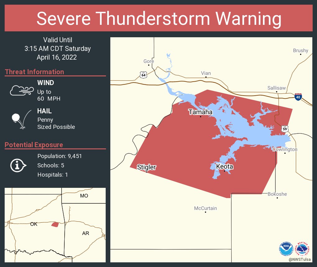 NWS Severe Tstorm on Twitter "Severe Thunderstorm Warning continues