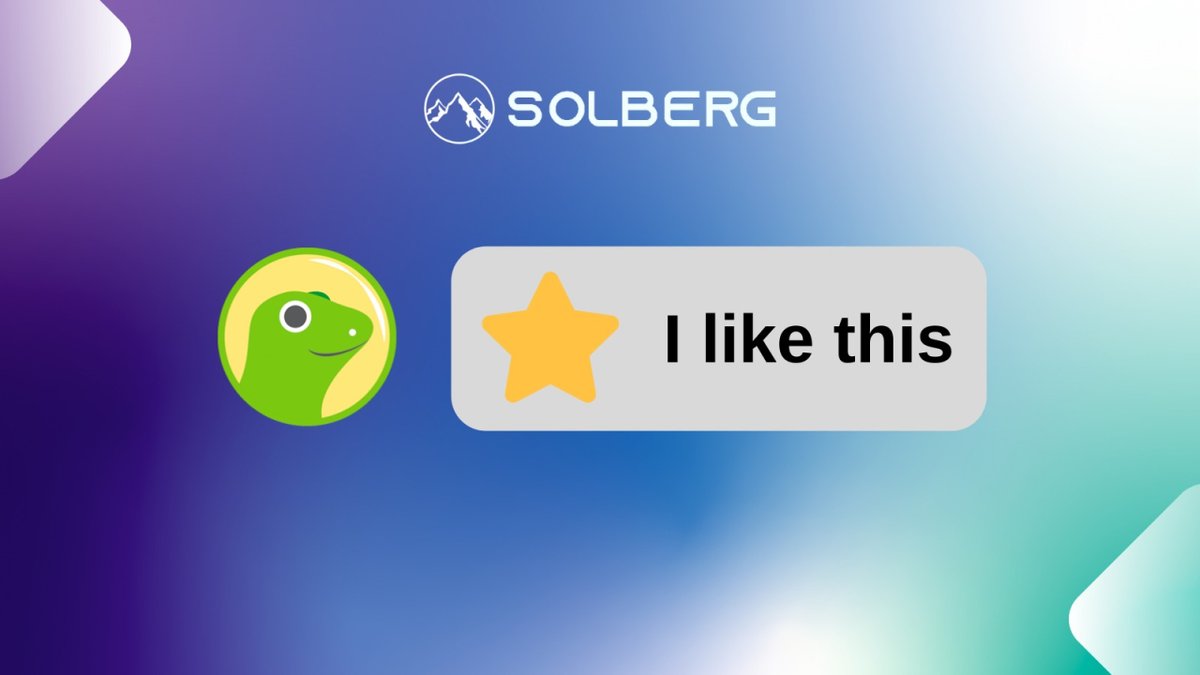 SolbergToken's tweet photo. Not sure how to support us? Like #SolbergToken on Coingecko and more people will see us: https://t.co/1SFiMvefKm
#coingecko $SLB #Solana https://t.co/i3g1Pqh68g