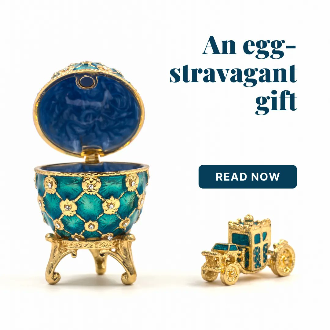 tcweeklyAU's tweet photo. As we celebrate giving at Easter, unwrap an unegg-spected gift this Easter and discover the egg-stravagant Faberge egg. More in the special Easter issue of Keep Dreaming - https://t.co/Mjr30f1ZDq https://t.co/6RBhW0QwUE