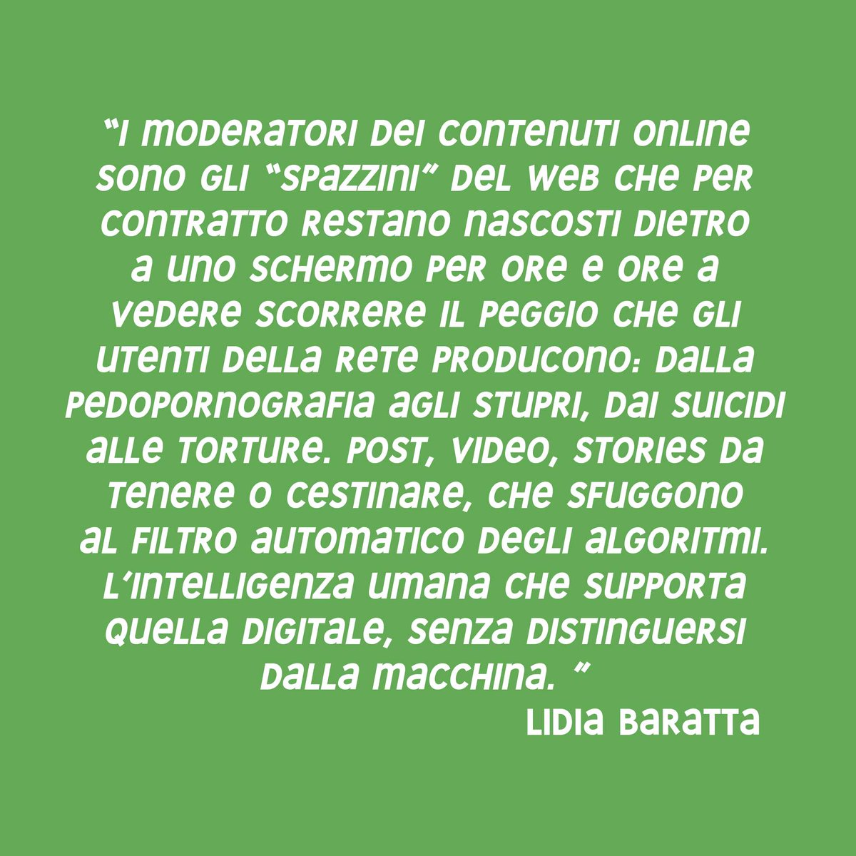 RevueDessineeIT's tweet photo. Nel secondo numero @lidiabaratta e @EleGreenApple ci condurranno alla scoperta dell'esercito di lavoratori invisibili che trascorrono le giornate dietro ai nostri schermi.
Abbonatevi alla Revue per sostenere un nuovo modo di fare giornalismo a fumetti 👉https://t.co/MUpT24DXjj https://t.co/79ZKBlVZ5m