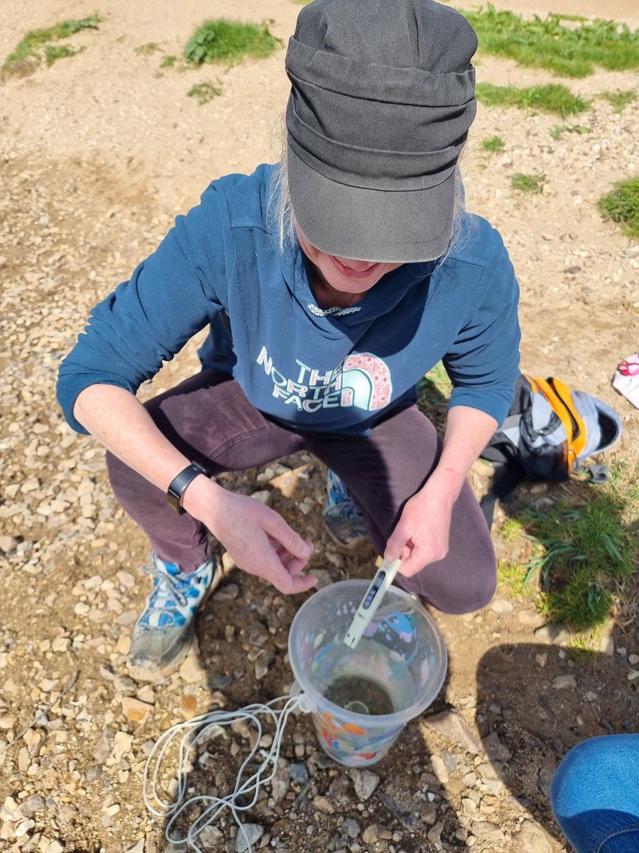 EagerTsj's tweet photo. Fantastic morning with @JessicaWestHill our East Devon county councillor looking at the work EagerBeaversTSJ have been doing recently, including water testing for the @WestcountryRT https://t.co/y6bWixQUD2