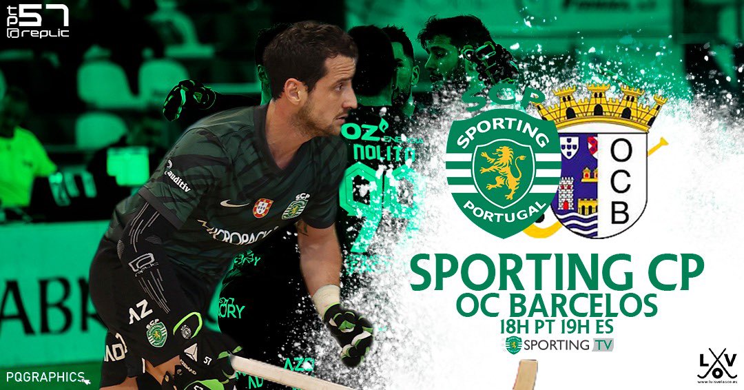 ToniPerez57's tweet photo. Día de 1/2 Final! 

19:00🇪🇸

🖥Sporting tv 

SPORTING CP - OC Barcelos 

VAMOS SPORTING 💪🦁💚!!

#sportingclubedeportugal #hoqueipatins #hóqueiscp #condoblelove ✌️ #57tp https://t.co/4TnClE5mMI