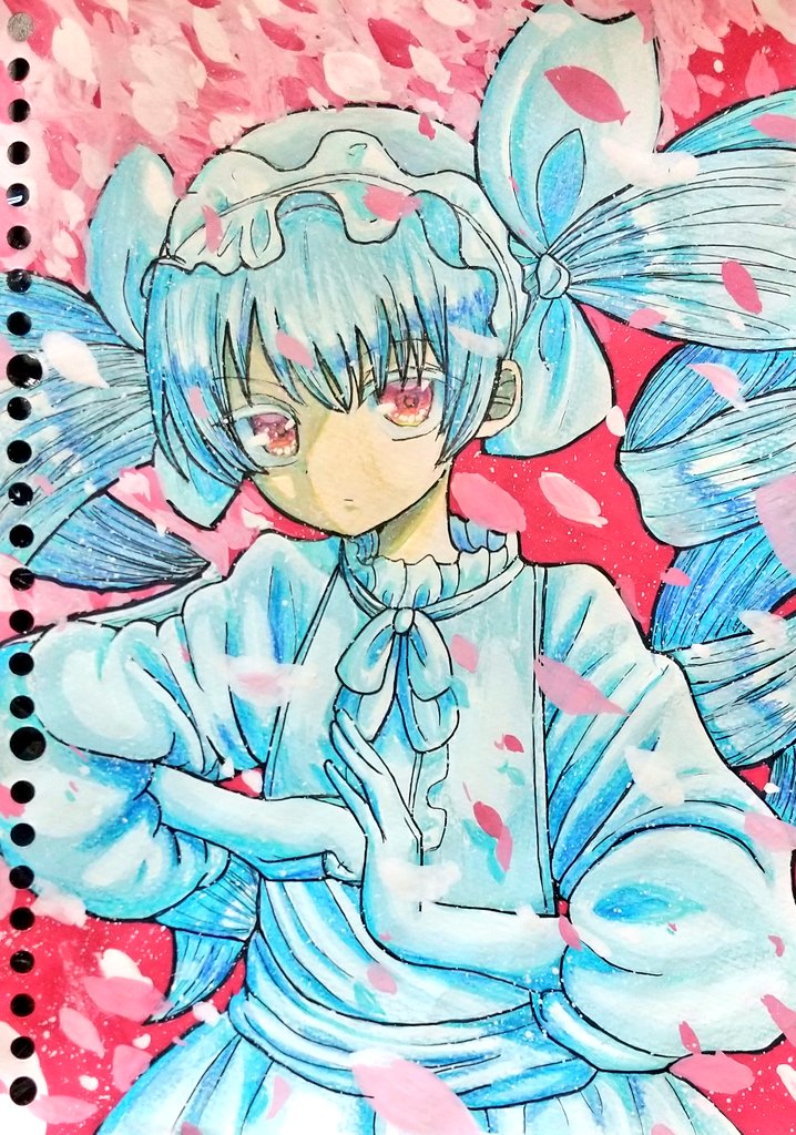 手描き】「私は、私達は」夜桜 - YouTube