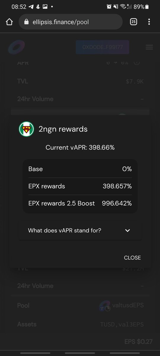 Jarvis_Network's tweet photo. ... and up to ~1000% in #Nigerian Naira stablecoin with the $vlEPX max boost on @Ellipsisfi on @BNBCHAIN.

⚠️ Note: if you are not Nigerian or you cannot be a @buycoins customer, do not participate in this pool. $NGNT on-chain liquidity is too low. You could get rekt. https://t.co/zLwiigXLBB