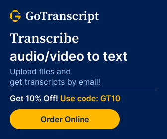 AilsaForshaw's tweet photo. #GoTranscript @GoTranscript #ad
One of the Largest Online
Transcription and Translation Agencies in the world
#Transcripts #Transcription #translation
10% Off!
#Code: GT10
https://t.co/N1v8gfVXL3
144 million minutes transcribed 50+ supported languages
https://t.co/qBntdmlbod https://t.co/KRzr5Ycuvt