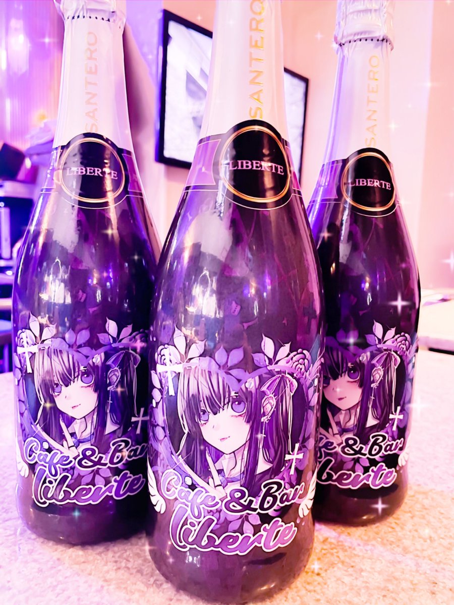 オリシャンができましたー💜🎀 #コンカフェバー #コンカフェ #コン