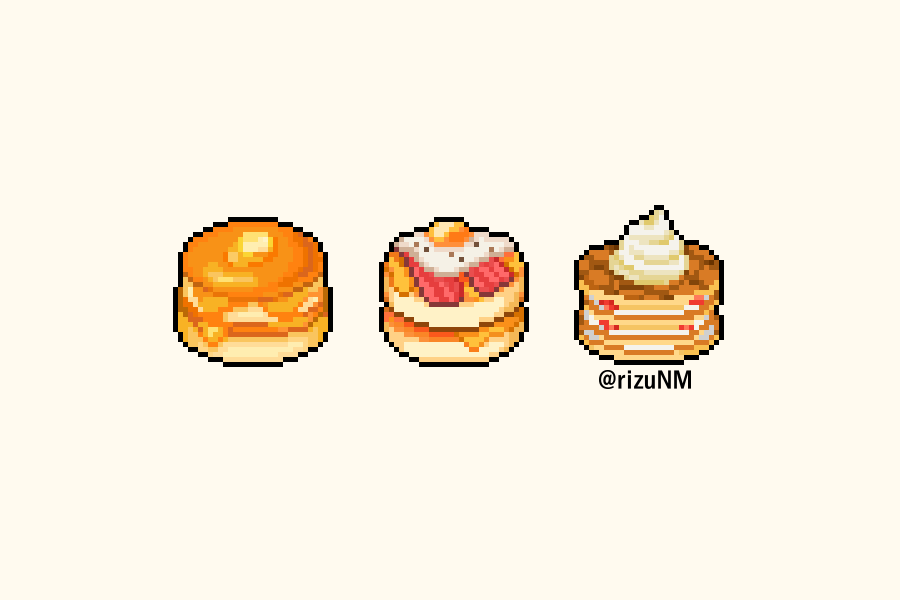 「ドット絵🍴 」|リズのイラスト