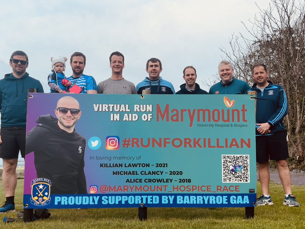 BarryroeGAAClub's tweet photo. A group of retirees putting in the hard yards as part of the weekends Virtual run in aid of Marymount. #runforkillian #marymount_hospice_run https://t.co/DthjD6xEHF