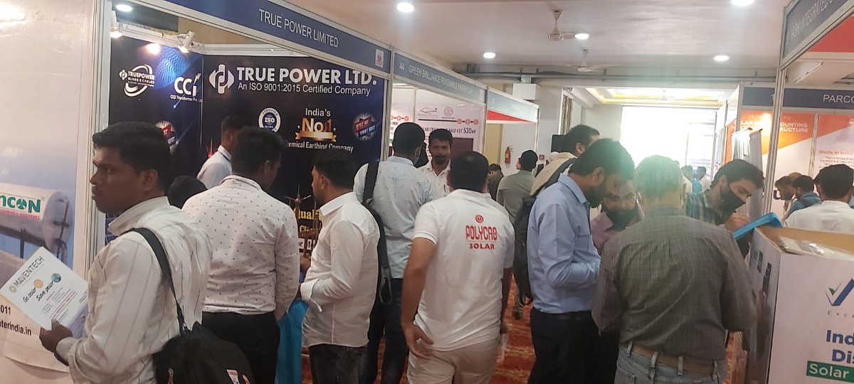 TruePowerGroup's tweet photo. True Power Limited at the Masma Solar Expo 2022.
Thank you everyone for visiting and a tremendous response at the Expo!
. 
. 
#MASMA #solarenergyexpo #visiting #expo #invites #stall #TruePowerLimited #india #IndiaNo1 https://t.co/l5vBQP5zP0