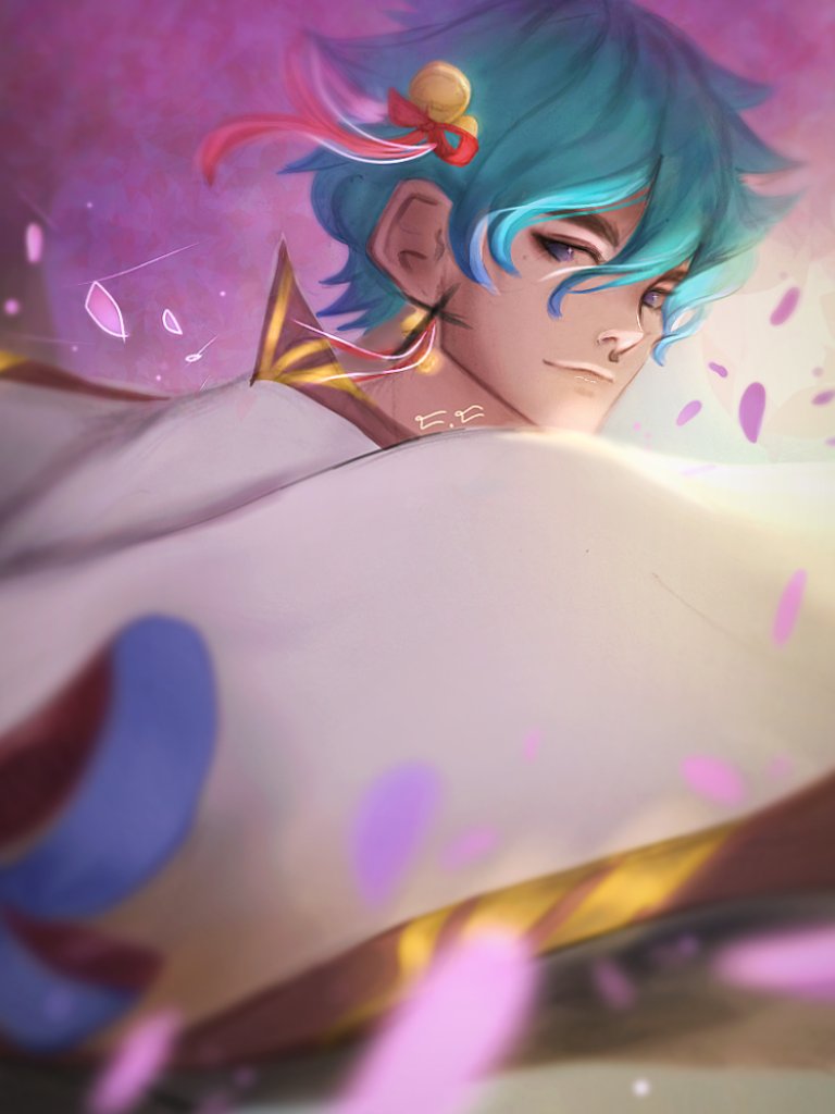 Spirit Blossom Kaii-
(Random idea)  
#DigitalArtist