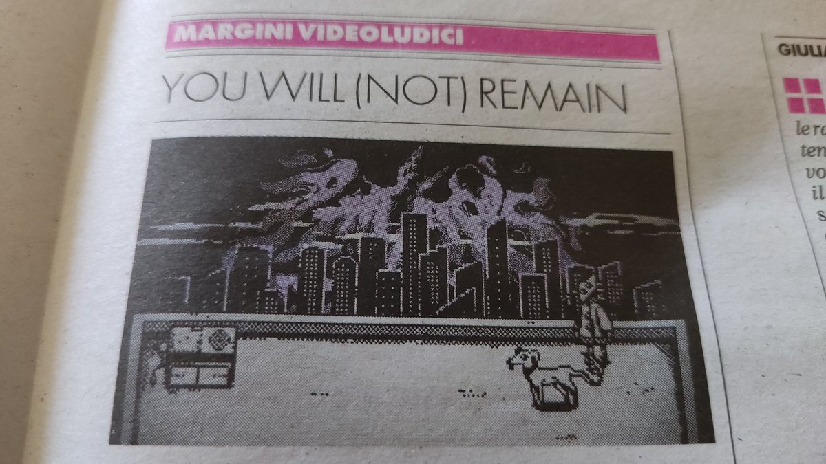 You Will (Not) Remain by Bedtime Phobias (<a href="/tdogextreme/">T-Dog eXtreme</a>, <a href="/ellalowgren/">Ella Lowgren</a>, <a href="/jordancookirwin/">Jordan Cook-Irwin</a>, @ta_raso) is featured in my monthly video game column on Italian communist newspaper <a href="/ilmanifesto/">il manifesto</a>.