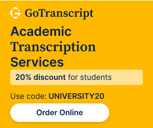 AilsaForshaw's tweet photo. #GoTranscript @GoTranscript #ad
One of the Largest Online
Transcription & Translation Agencies
#Transcripts #Transcription #translation
Academic Transcription Service
20% Student Discount
#Code: UNIVERSITY20
https://t.co/yHnmWz0PxB
144 million minutes transcribed 50+ languages https://t.co/2nrbSCrsAl
