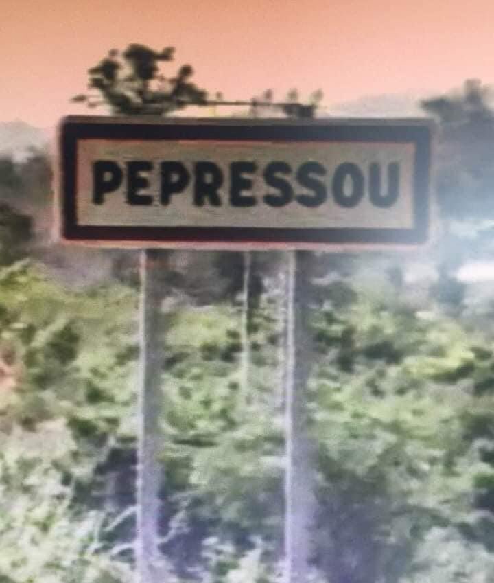 b_mamery's tweet image. [Côte d&apos;Ivoire 🇨🇮] Sur les ruines de la résidence inachevée de Henri Konan Bédié à Pepressou son village.#LesDocs