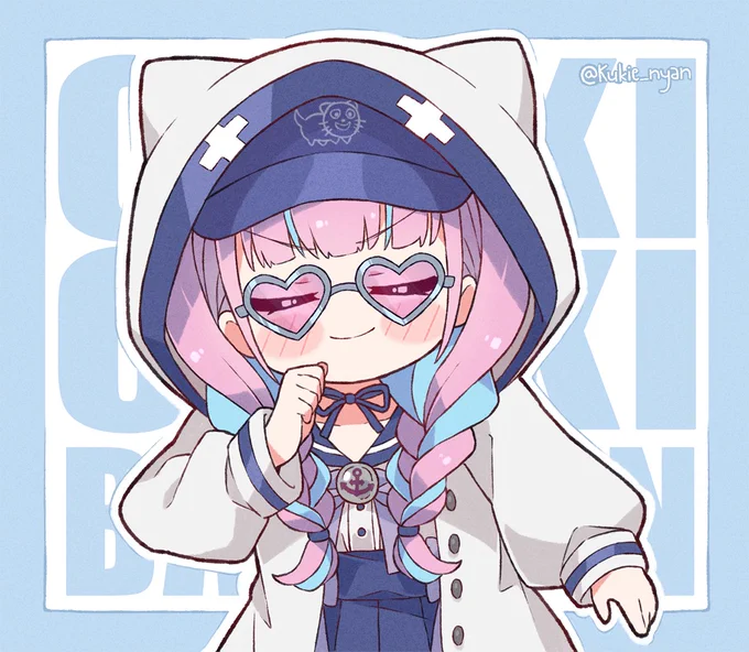 A, chiki chiki, ban ban~ #あくあーと 