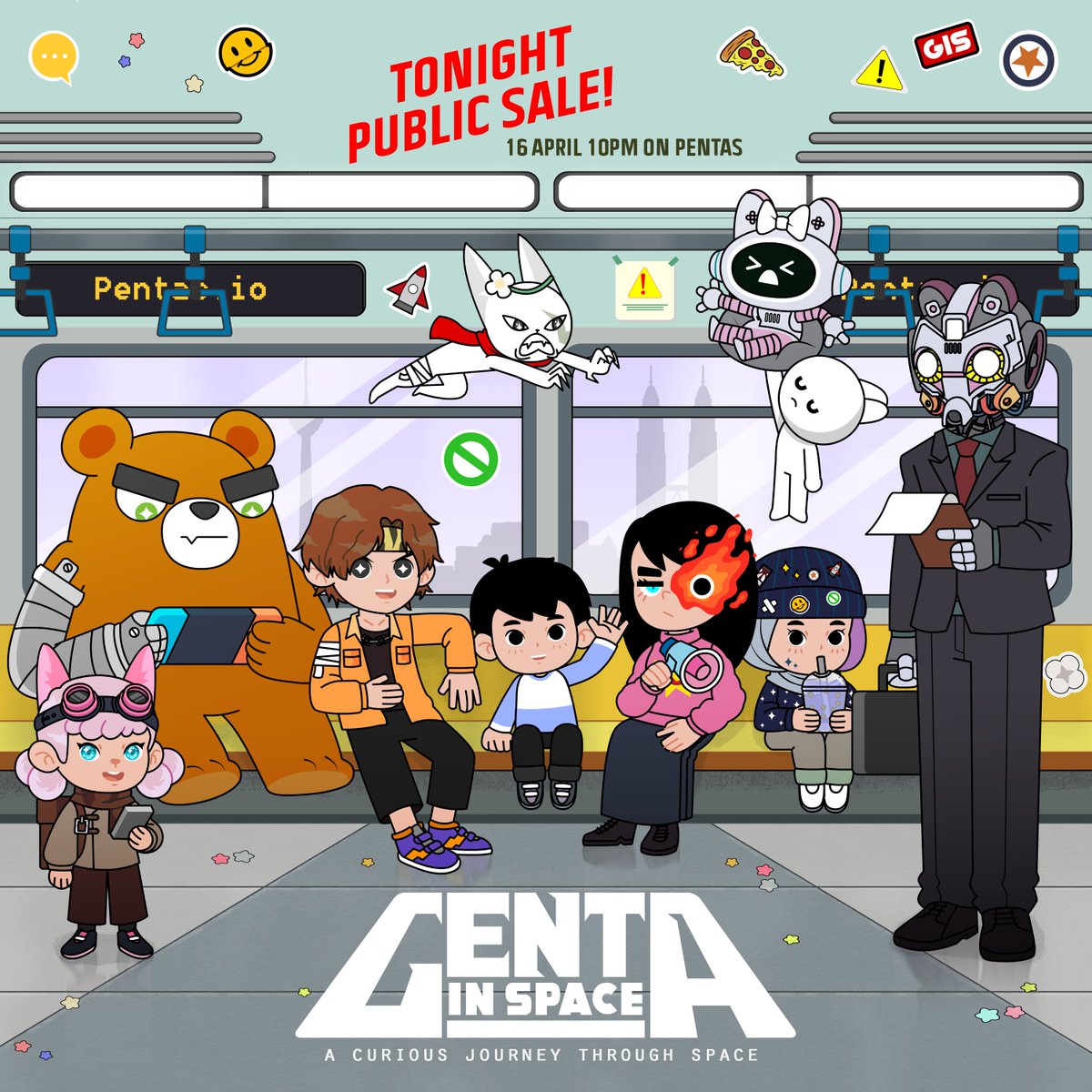 ⚡️#GENTAinSpace Quick Giveaway ⚡️

TONIGHT! 10 PM batch 1 of phase 3 Genta will be release on Pentas.

Rules:-
1. Follow us.
2. Like &amp; retweet this post.
3. Tag 3 of your friends.
4. Reply #Genta10PM

TWO winners will win one Rare GENTA each. Ends tonight 8.30 PM!