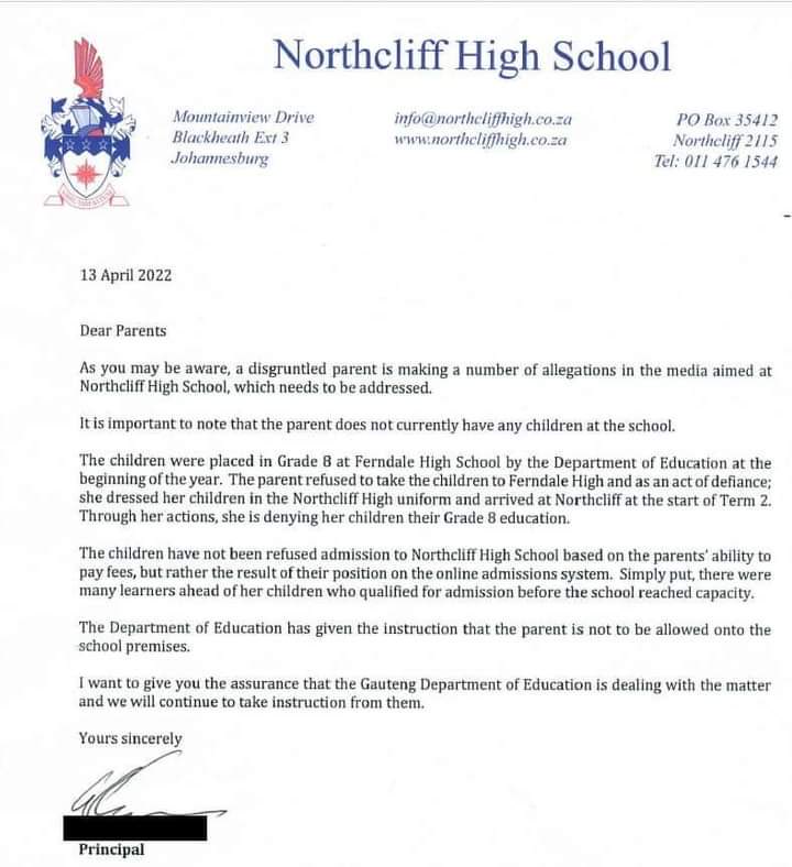 Lesufi tweet picture
