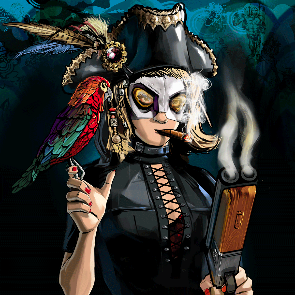 One of our favorite traits: The tricorn aka the pirate hat. 

Arr.

#SneakPeek #FearCityGang