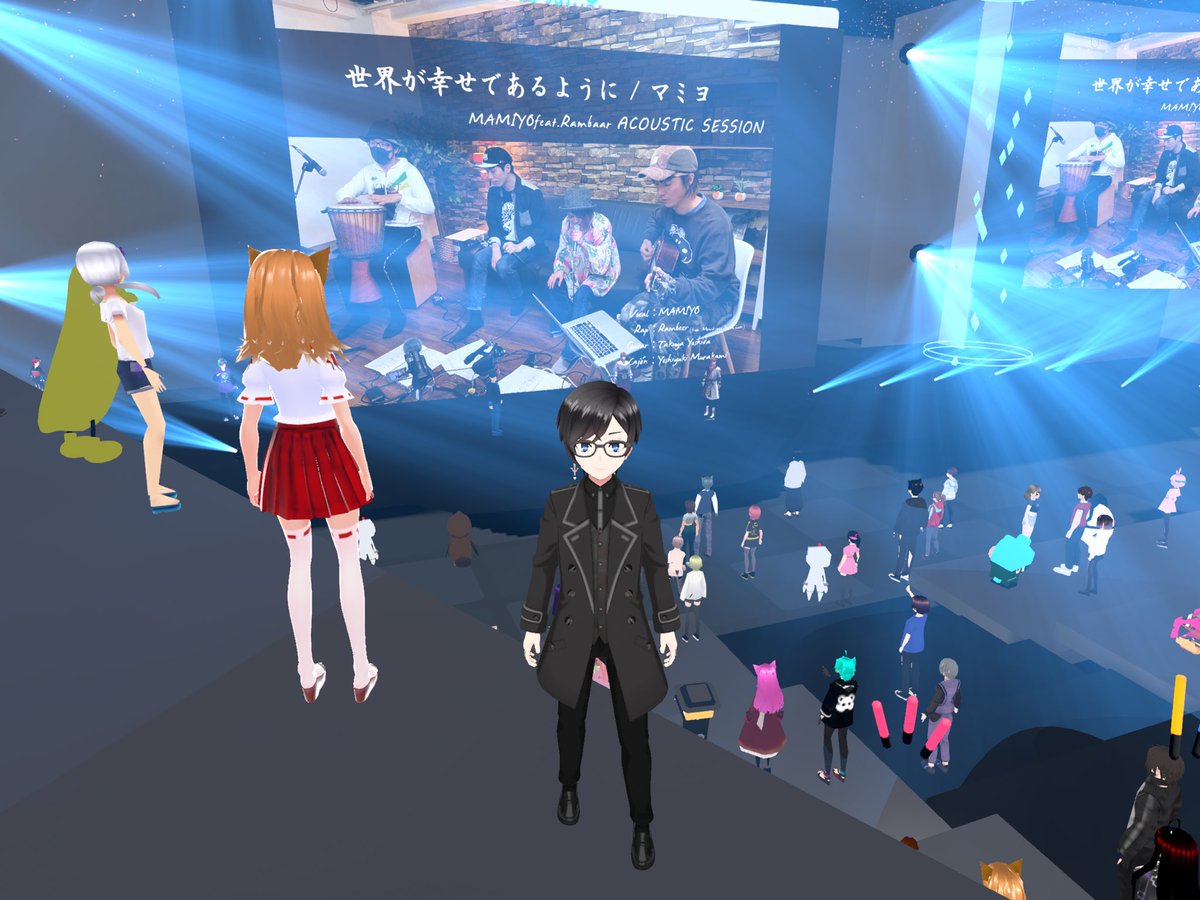 Huratto4Huratto's tweet photo. #NINJAメタバライブ 
17:00より開始してます( ^ω^ )
歌以外もあるようなので、是非！ https://t.co/8dEUbUNFcK