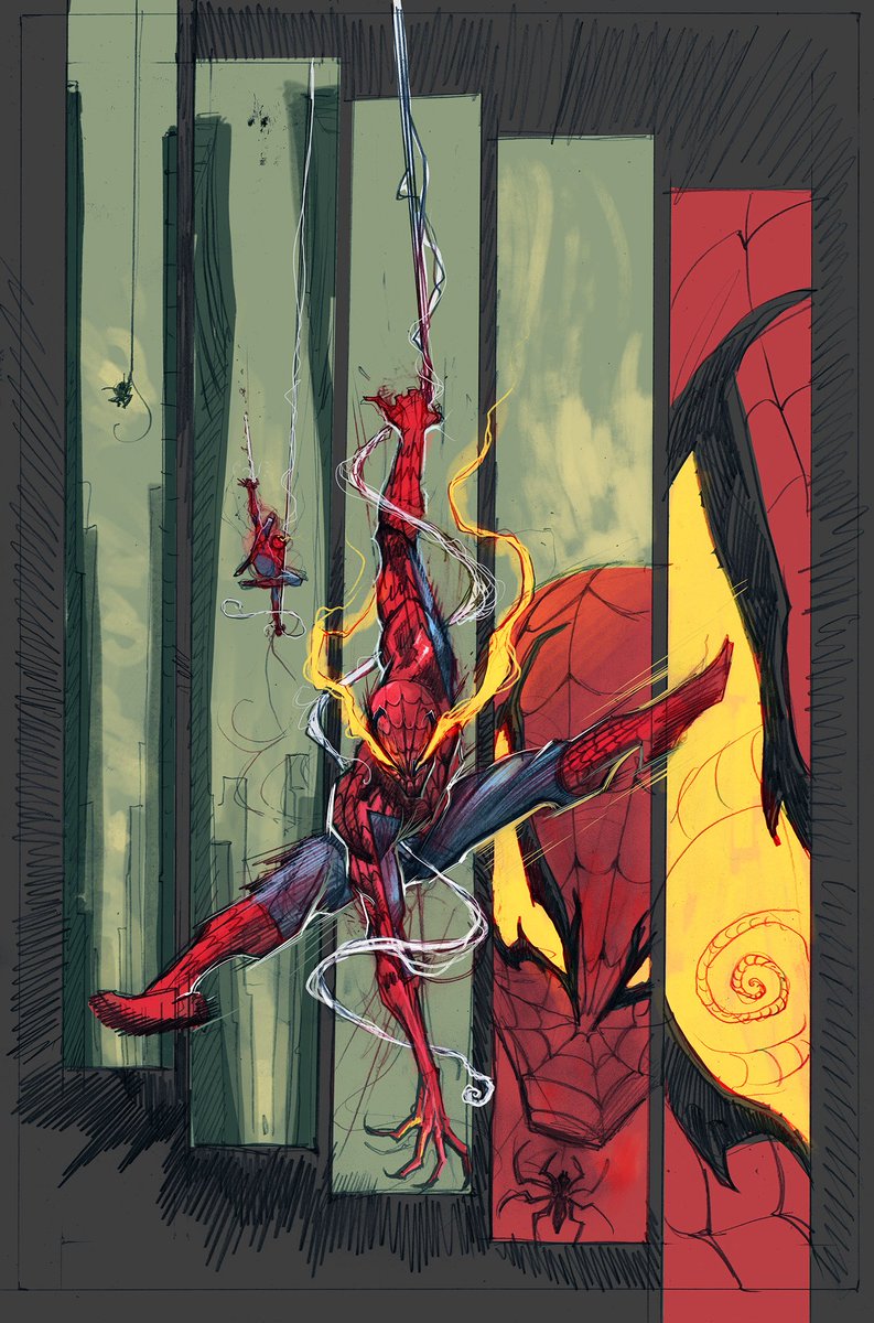 RT @juaneferreyra: Deadly Neighborhood Spider-Man layout page.. #SpiderMan #Marvel https://t.co/Qywbj4vVqF