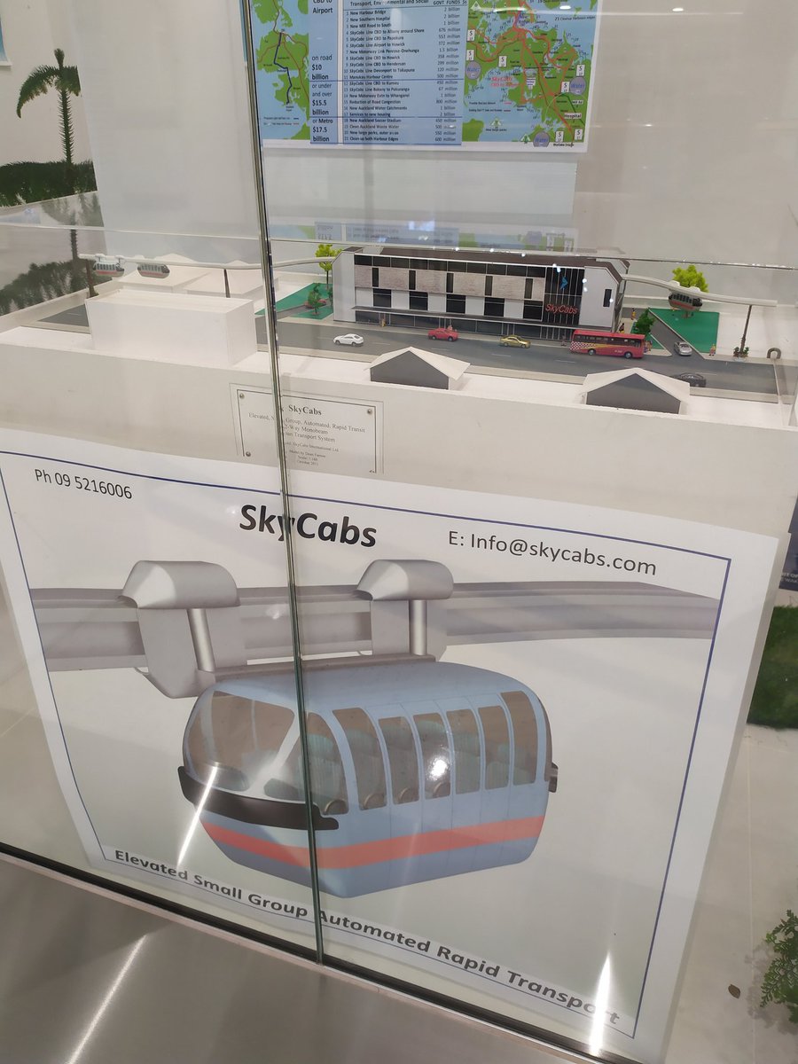 CriticalMassAKL's tweet photo. Did everybody else already know there's a group in Auckland seriously pushing for a monorail? #Supermaxx #SkyCabs https://t.co/4nAn8ace3b