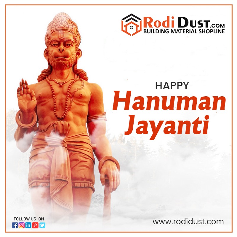 rodidust's tweet photo. Wishing you a very Happy Hanuman Jayanti. May Lord Hanuman fill your life with abundant happiness.
#Rodidust #HanumanJayanti #Hanuman #jaihanuman #bajrangbali #lordhanuman https://t.co/DjJdLHsHYf