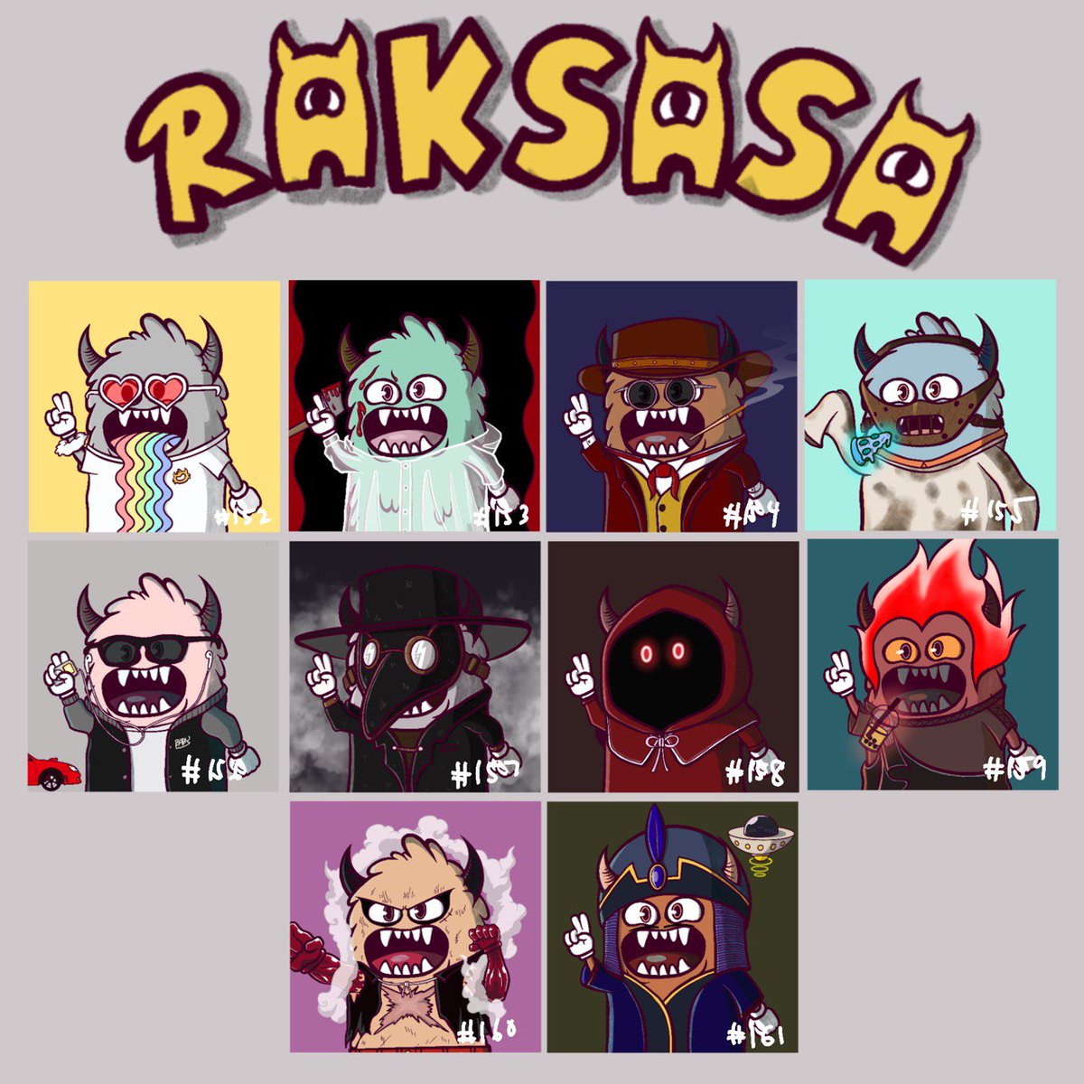 🔥 NEW DROP 🔥

RAKSASA #152 - #161 
FP : 0.04BNB

app.pentas.io/user/raksasa

#Raksasa #NFT #NFTdrop  #nftart #NFTartist #MalaysiaNFT #NFTcommuity #nftcollector #pentasio #pentasian