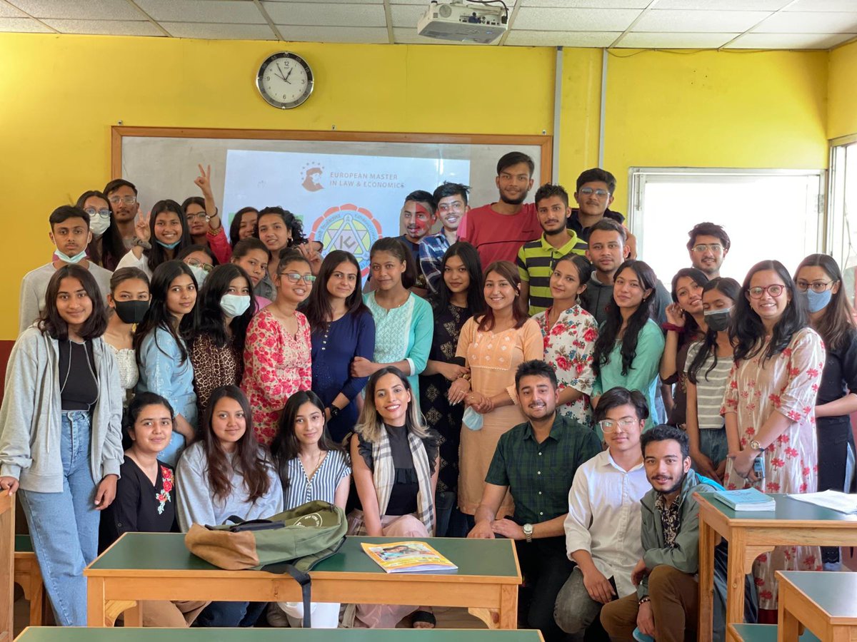 Thanks Adv. Azadeh Daheshmand for sharing the importance of economic analysis of law to my students of BEc. LLB at <a href="/KUSOL2014/">KU School of Law</a>. I'm glad the students saw the similarity between Iran and Nepal and how we can collaborate to bring about positive impact in this planet.