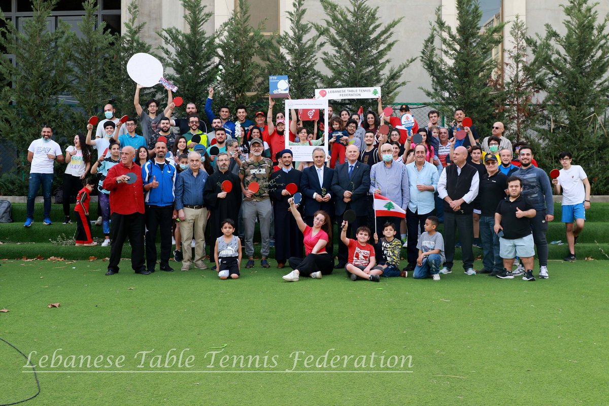 ittffoundation's tweet photo. "Multicultural #TableTennis with Heart and Mind"
Lebanese Federation organised an outdoor event in the framework of #WorldTableTennisDay. As WTTD Promoter, they focused activities to solve conflicts between religions and politics in Chiyah and Ein El Emmaneh.
#PeaceOnTheTable https://t.co/a0cIbkoItA